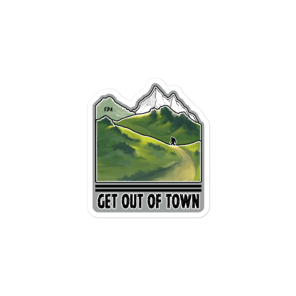 SDA Get Out Bubble-free stickers