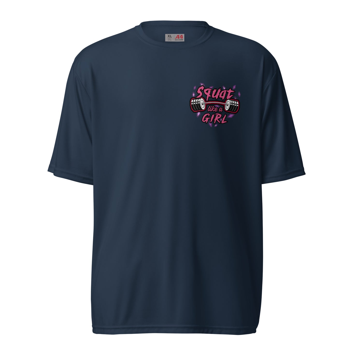 SQUAT LIKE A GIRL relaxed fit performance tee