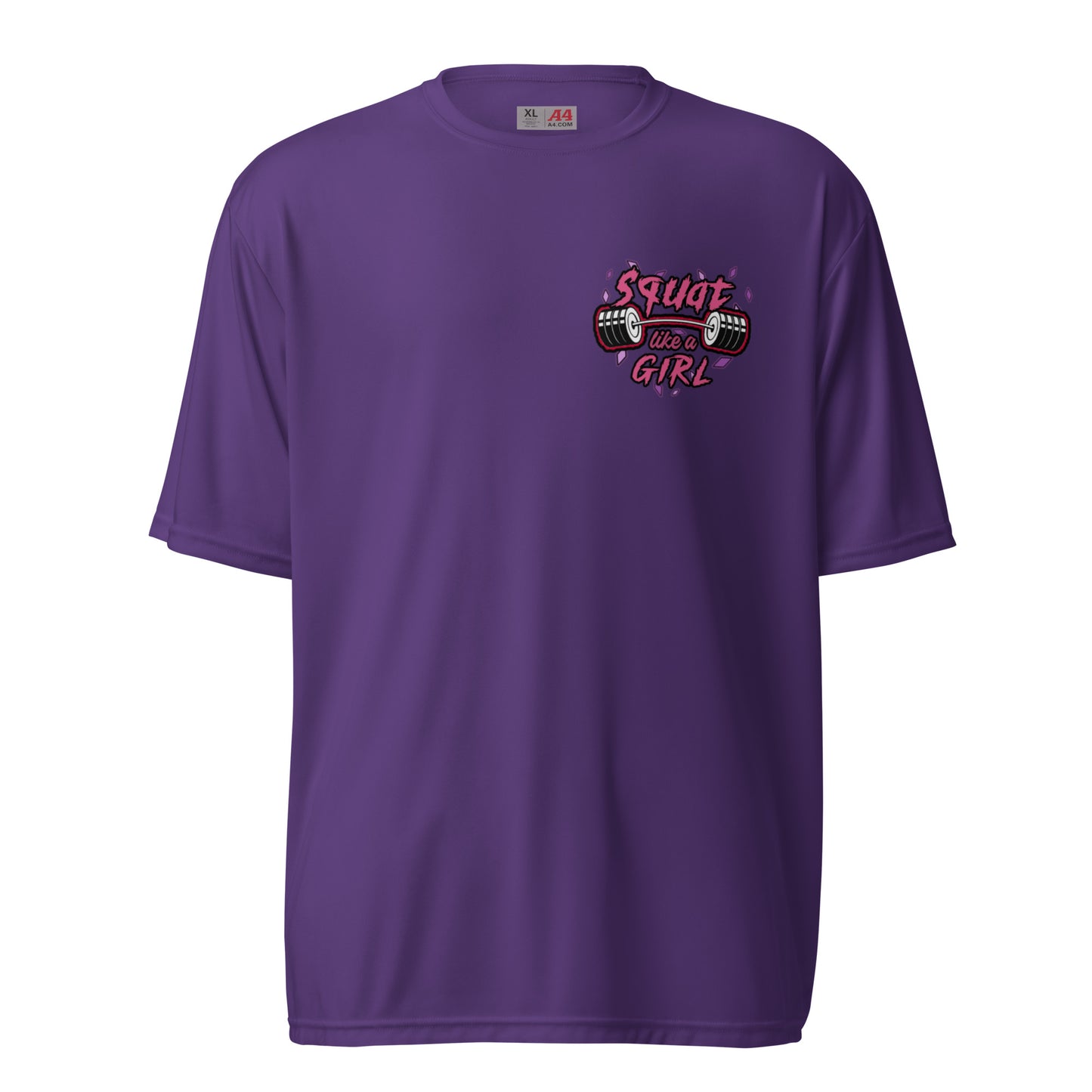 SQUAT LIKE A GIRL relaxed fit performance tee